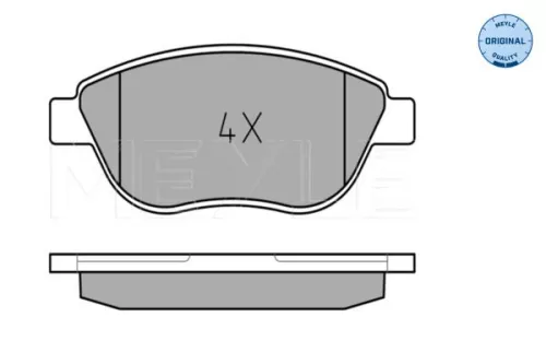 MEYLE Brake Pad Set, disc brake (0252370819)