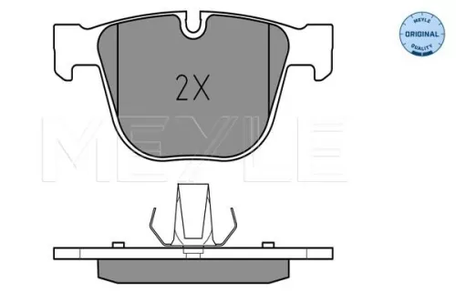 MEYLE Brake Pad Set, disc brake (0252373017)