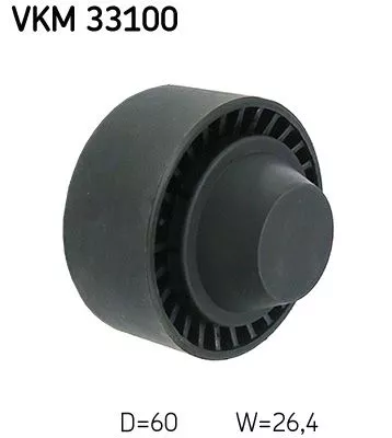 Deflection/Guide Pulley, V-ribbed belt