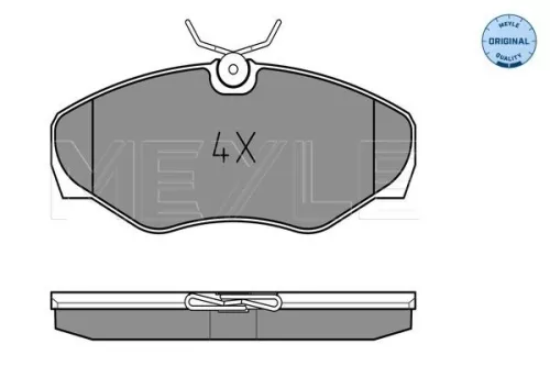 MEYLE Brake Pad Set, disc brake (0252309918)