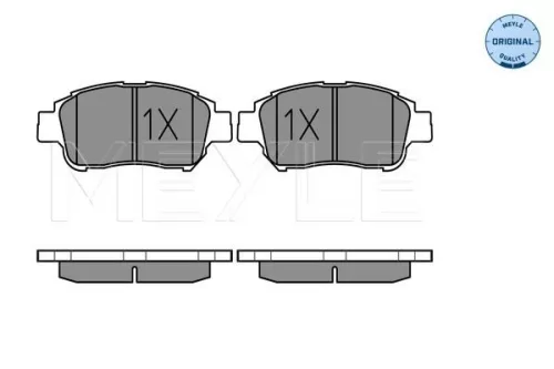 MEYLE Brake Pad Set, disc brake (0252334816/W)