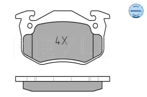 MEYLE Brake Pad Set, disc brake (0252109615/W)