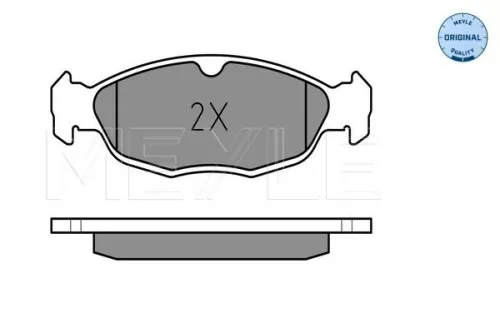 MEYLE Brake Pad Set, disc brake (0252054716)