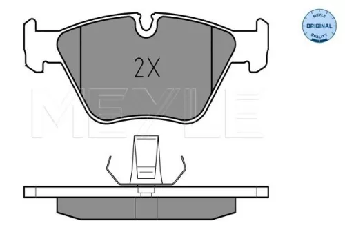 MEYLE Brake Pad Set, disc brake (0252167720)