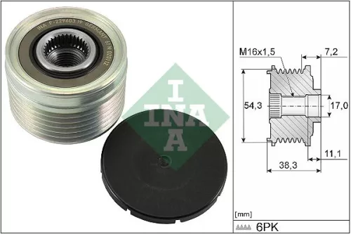 Alternator Freewheel Clutch