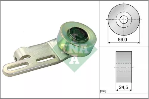 Tensioner Pulley, V-ribbed belt