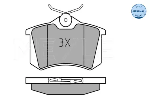 MEYLE Brake Pad Set, disc brake (0252382317/W)
