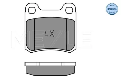 MEYLE Brake Pad Set, disc brake (0252068713)