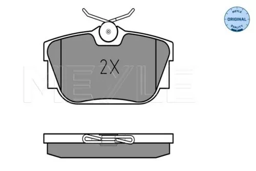 MEYLE Brake Pad Set, disc brake (0252344616/W)