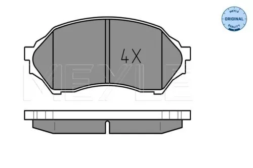 MEYLE Brake Pad Set, disc brake (0252349016)