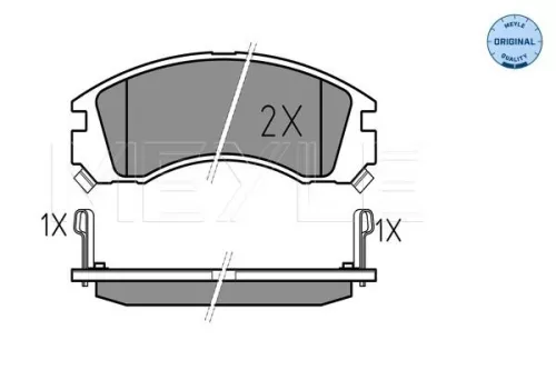 MEYLE Brake Pad Set, disc brake (0252136315/W)