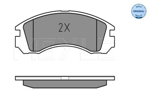 MEYLE Brake Pad Set, disc brake (0252136315/W)