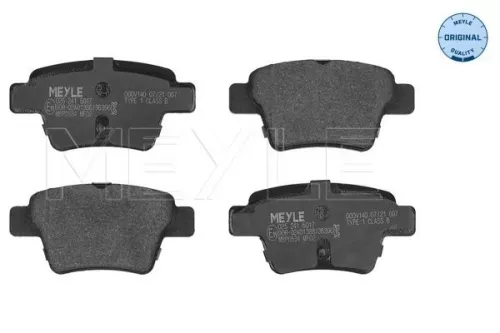 MEYLE Brake Pad Set, disc brake (0252415017)