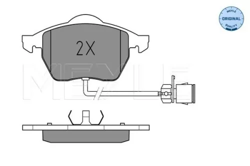 MEYLE Brake Pad Set, disc brake (0252067619/W)