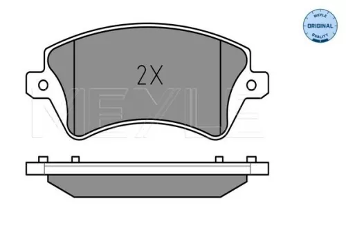 MEYLE Brake Pad Set, disc brake (0252376617/W)