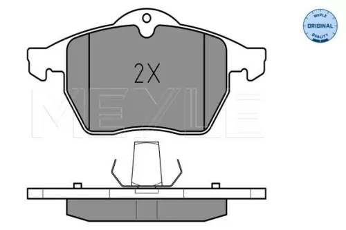 MEYLE Brake Pad Set, disc brake (0252311619/W)