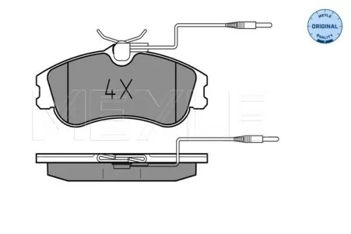 MEYLE Brake Pad Set, disc brake (0252312419/W)