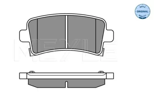 MEYLE Brake Pad Set, disc brake (0252442116/W)