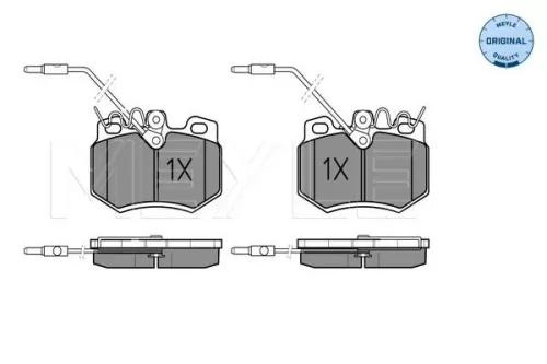 MEYLE Brake Pad Set, disc brake (0252108017/W)