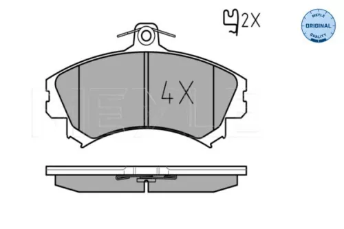 MEYLE Brake Pad Set, disc brake (0252192015)