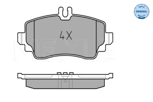 MEYLE Brake Pad Set, disc brake (0252307016)