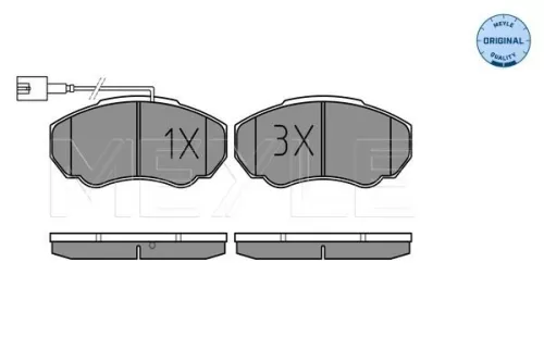 MEYLE Brake Pad Set, disc brake (0252391719/W)