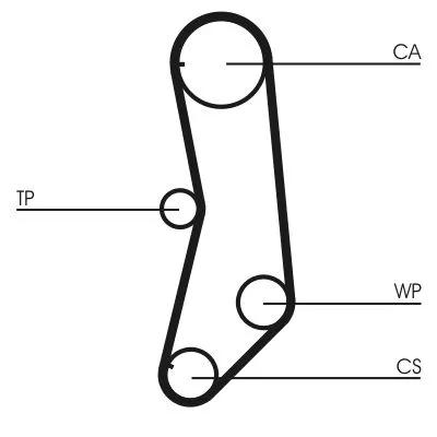 CONTINENTAL CTAM Water Pump & Timing Belt Kit (CT997WP1)