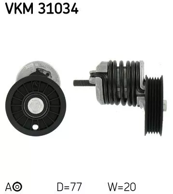 Belt Tensioner, V-ribbed belt
