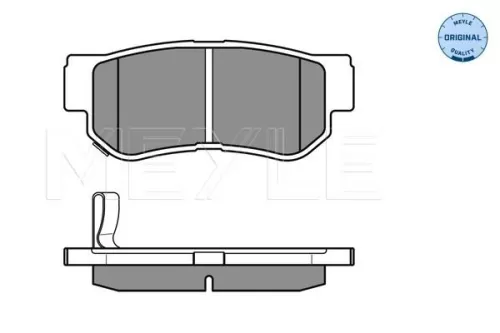MEYLE Brake Pad Set, disc brake (0252354314/W)