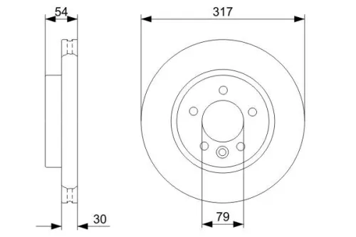 BOSCH Brake Disc (0986479287)