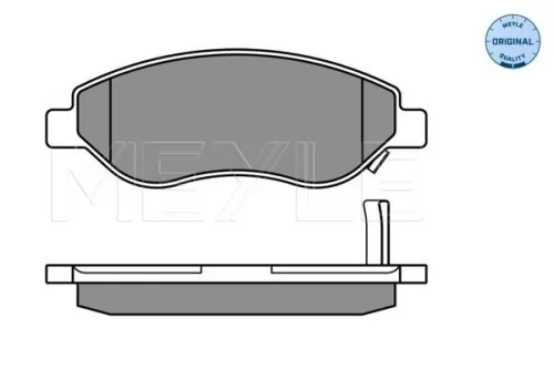 MEYLE Brake Pad Set, disc brake (0252455019/W)