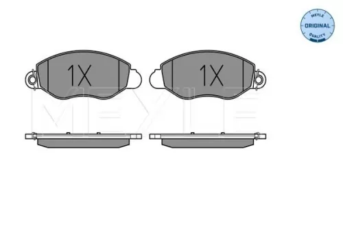 MEYLE Brake Pad Set, disc brake (0252343418/W)
