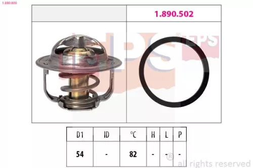 Thermostat, coolant