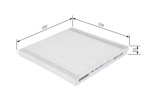 BOSCH Filter, cabin air (1987432063)