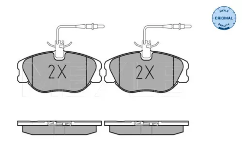 MEYLE Brake Pad Set, disc brake (0252180119/W)