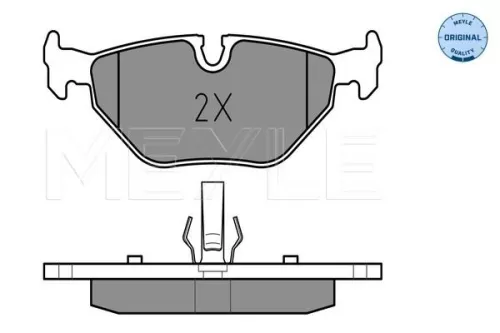 MEYLE Brake Pad Set, disc brake (0252193417)