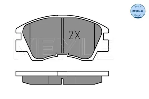 MEYLE Brake Pad Set, disc brake (0252137316/W)