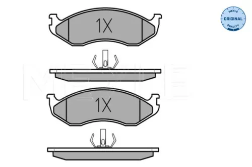 MEYLE Brake Pad Set, disc brake (0252182217)