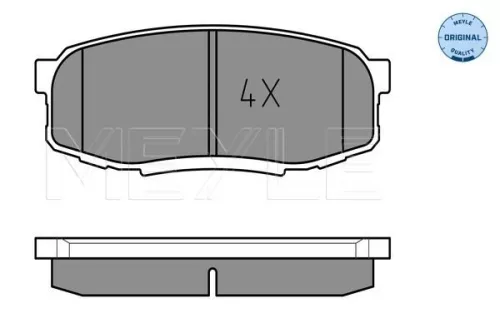 MEYLE Brake Pad Set, disc brake (0252465317)