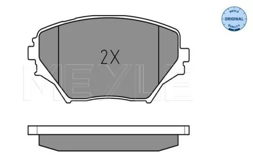 MEYLE Brake Pad Set, disc brake (0252358517)