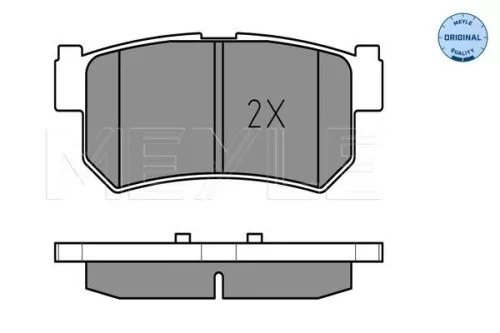 MEYLE Brake Pad Set, disc brake (0252367315/W)