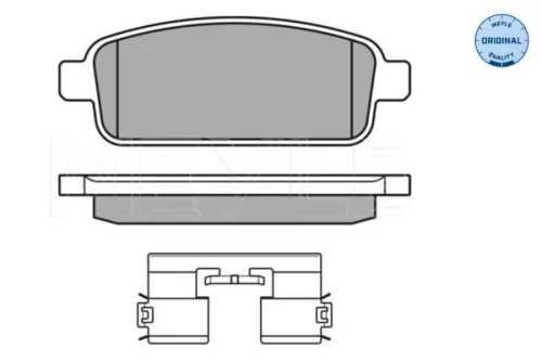 MEYLE Brake Pad Set, disc brake (0252509616/W)