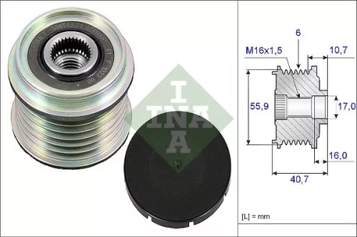 Alternator Freewheel Clutch