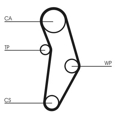 CONTINENTAL CTAM Water Pump & Timing Belt Kit (CT1049WP1)
