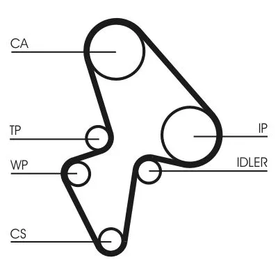 CONTINENTAL CTAM Timing Belt Kit (CT906K2)