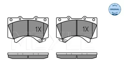 MEYLE Brake Pad Set, disc brake (0252438618/W)