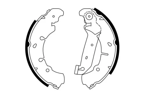 BOSCH Brake Shoe Set (0986487599)