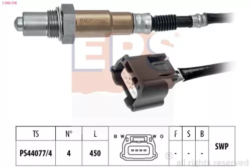 EPS Oxygen Sensor (1-998-178)