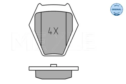 MEYLE Brake Pad Set, disc brake (0252328017/W)
