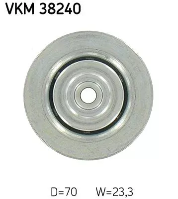 SKF Deflection/Guide Pulley, V-ribbed belt (VKM38240)